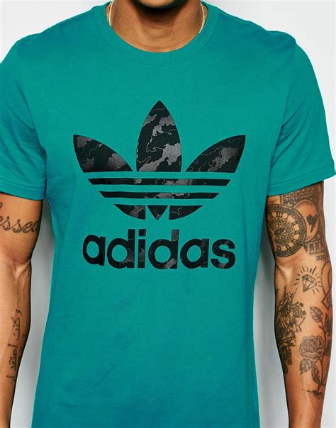 adidas shirt groen zalando|Groene adidas T.